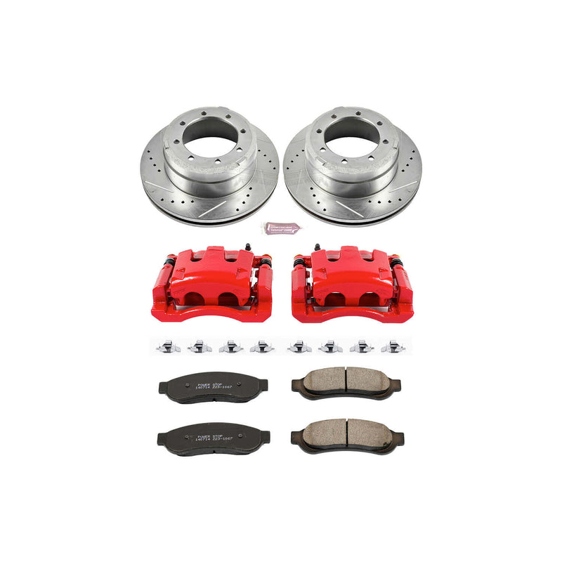 Power Stop KC4593 Z23 Evolution Sport Performance 1-Click Brake Kit With Calipers (Rear) for 2005-2010 Ford F-350 Super Duty product image