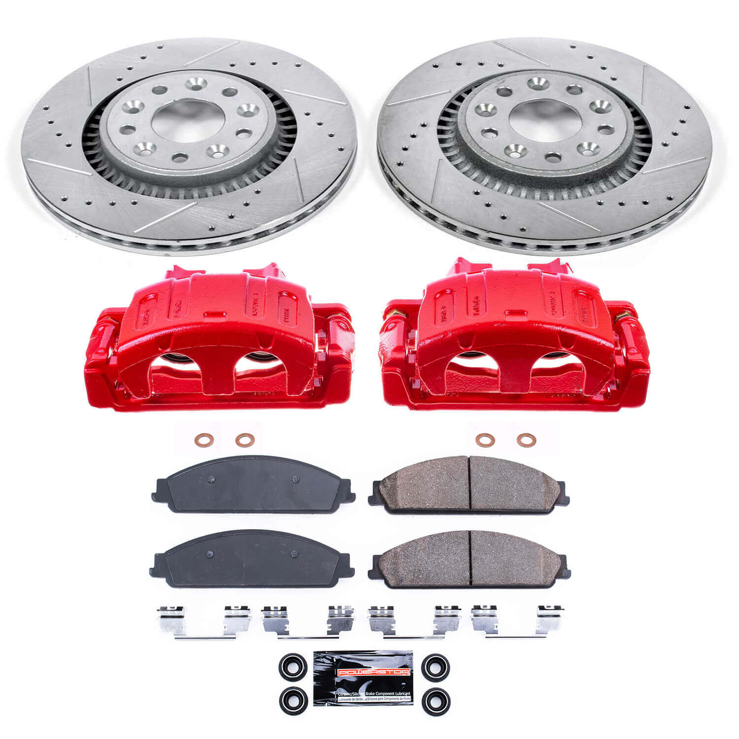 Power Stop KC4599 Z23 Evolution Sport Front Brake Kit for 2008-2009 Ford Taurus X product image