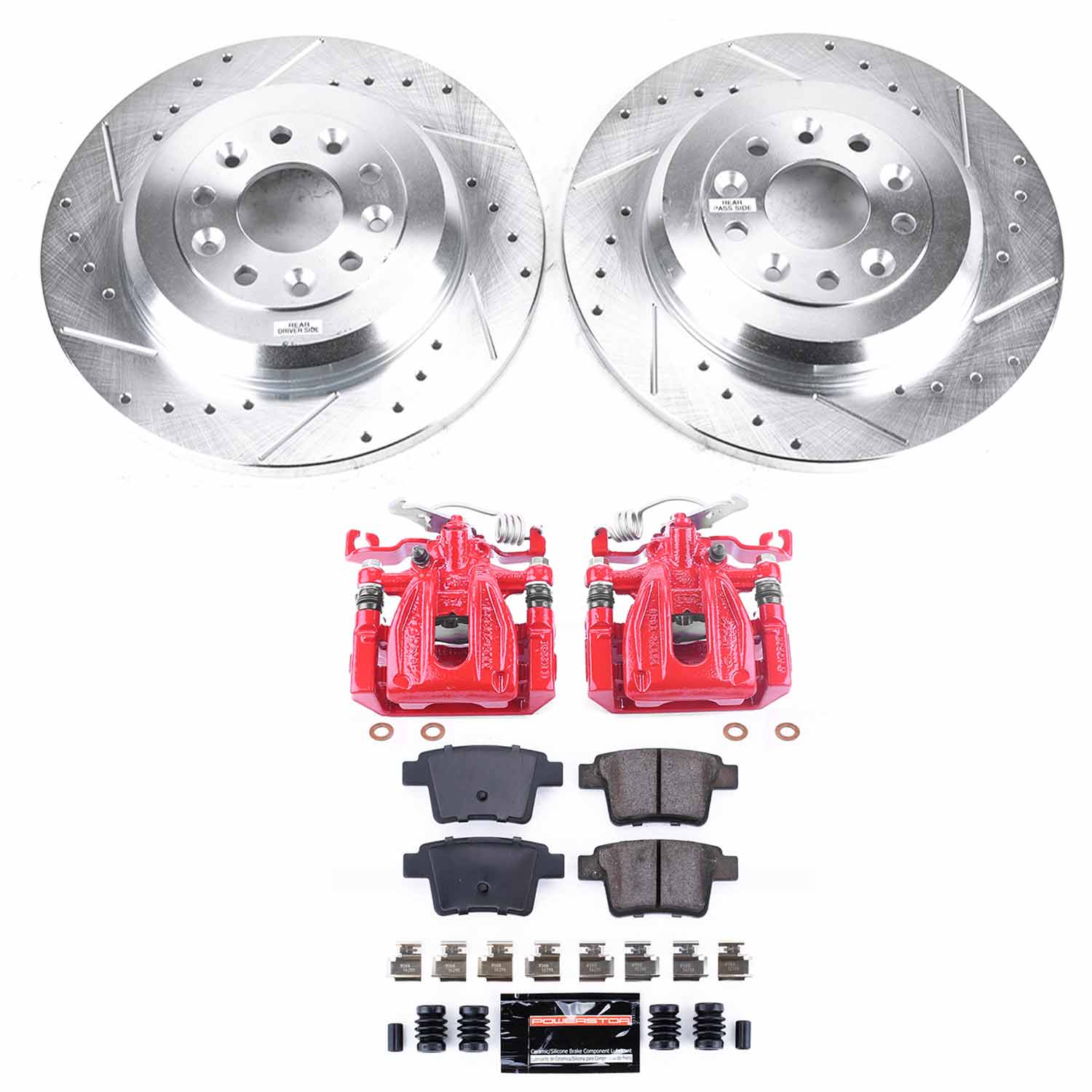Power Stop KC4600 Z23 Evolution Sport Rear Brake Kit for 2005-2007 Ford Five Hundred product image