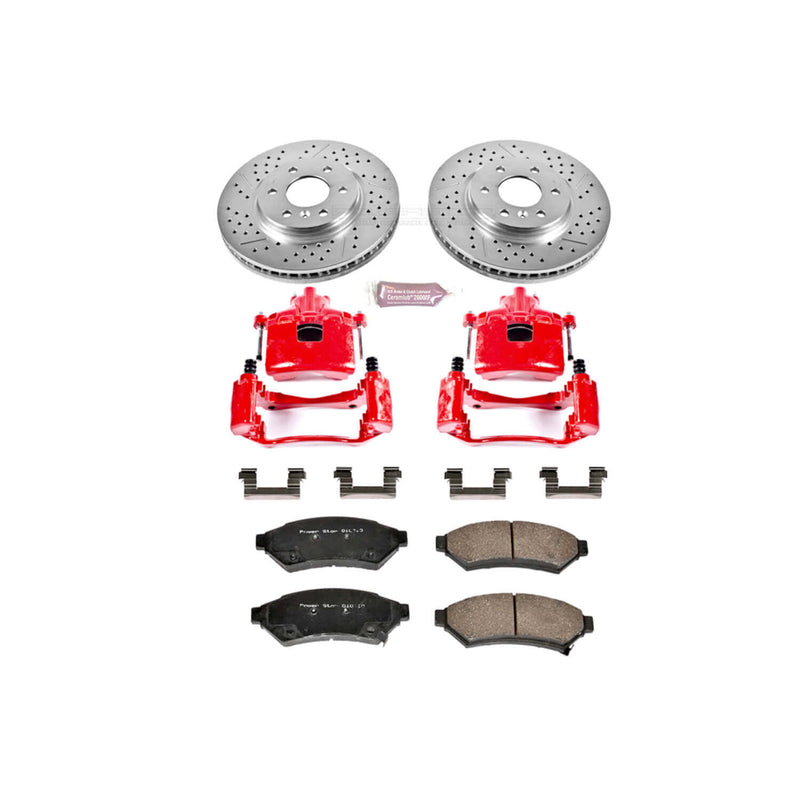 Power Stop KC4602 Z23 Evolution Sport Performance 1-Click Brake Kit With Calipers (Front) for 2006-2009 Buick Terraza product image