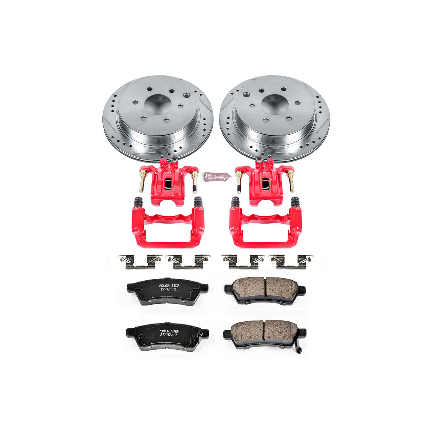 Power Stop KC4621 Z23 Evolution Sport Performance 1-Click Brake Kit With Calipers (Rear) for 2005-2024 Nissan Frontier product image