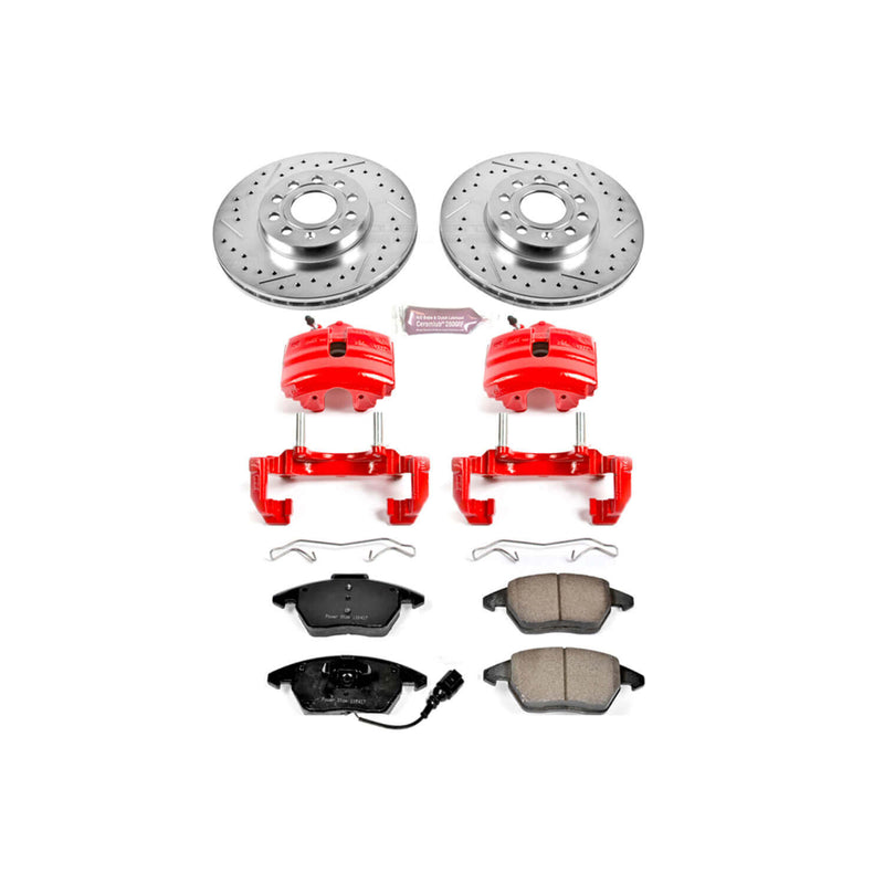 Power Stop KC4623 Z23 Evolution Sport Performance 1-Click Brake Kit With Calipers (Front) for 2005-2019 Audi A3 product image