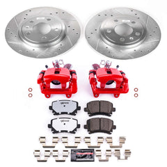 Power Stop KC4624-26 Z26 Street Warrior 1-Click Pad And Rotor Kit With Calipers for 2005-2006 Audi A4 Base product image