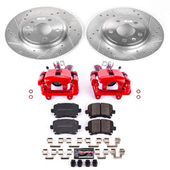 Power Stop KC4624 Z23 Evolution Sport Performance Pad And Rotor Kit With Calipers for 2005-2006 Audi A4 Base product image