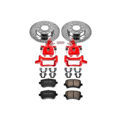 Power Stop KC4627A Z23 Evolution Sport Performance 1-Click Brake Kit With Calipers (Rear) for 2005-2010 Audi A3 product image