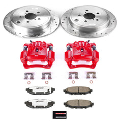 Power Stop KC4631A-26 Z26 Street Warrior 1-Click Pad And Rotor Kit With Calipers for 2010-2013 Subaru Legacy 2.5I, 2.5I Limited, 2.5I Premium product image