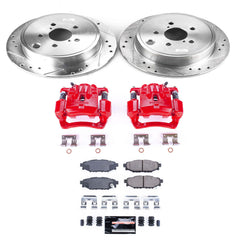 Power Stop KC4631A Z23 Evolution Sport Performance Pad And Rotor Kit With Calipers for 2010-2013 Subaru Legacy 2.5I, 2.5I Limited, 2.5I Premium product image