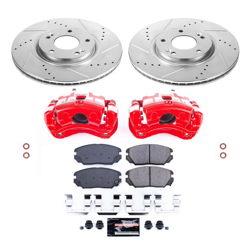Power Stop KC4646A Z23 Evolution Sport Front Brake Kit for 2009-2011 Hyundai Azera product image