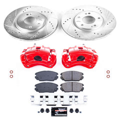Power Stop KC4647A Z23 Evolution Sport Front Brake Kit for 2006-2010 Hyundai Sonata product image