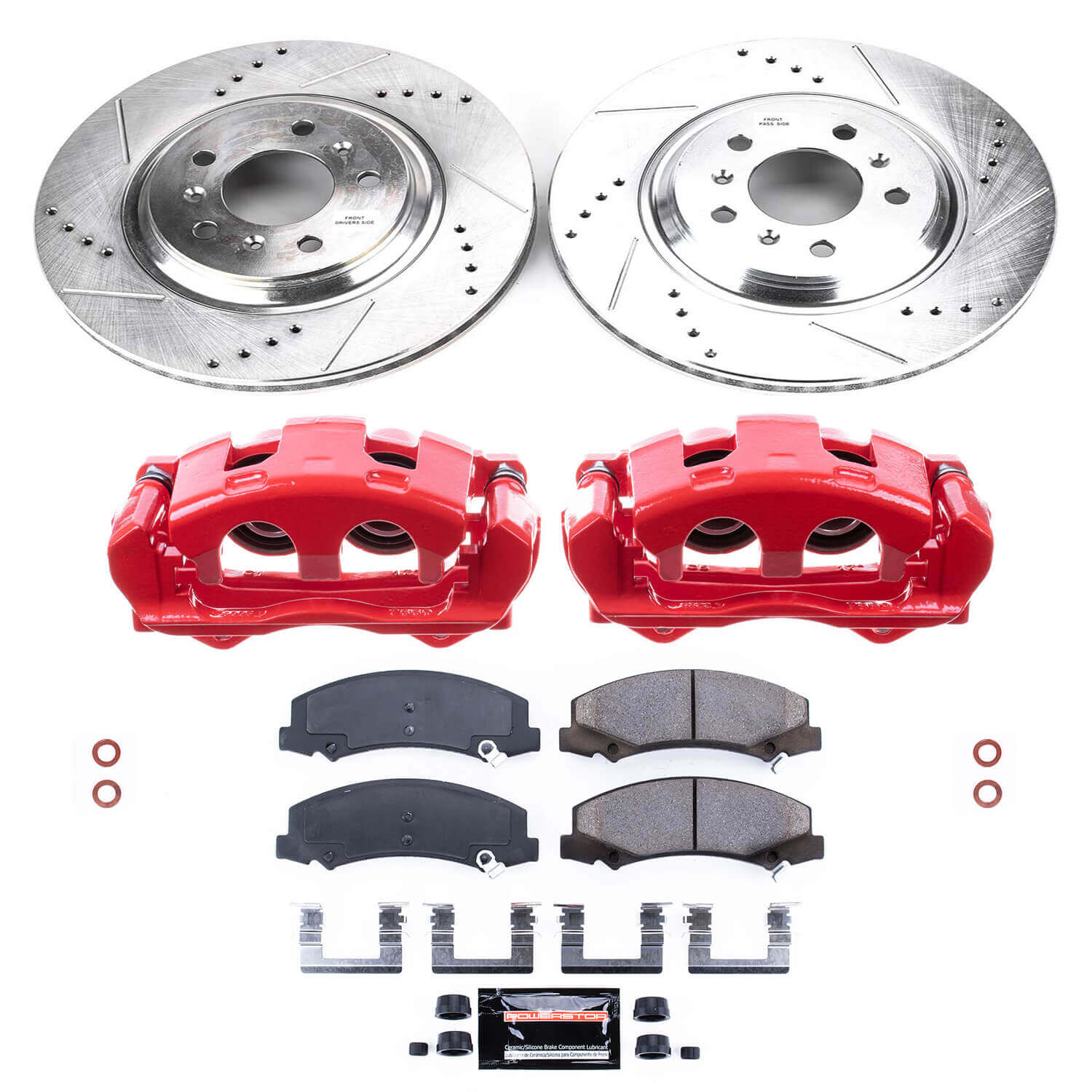 Power Stop KC4654 Z23 Evolution Sport Front Brake Kit for 2008-2009 Buick Allure product image