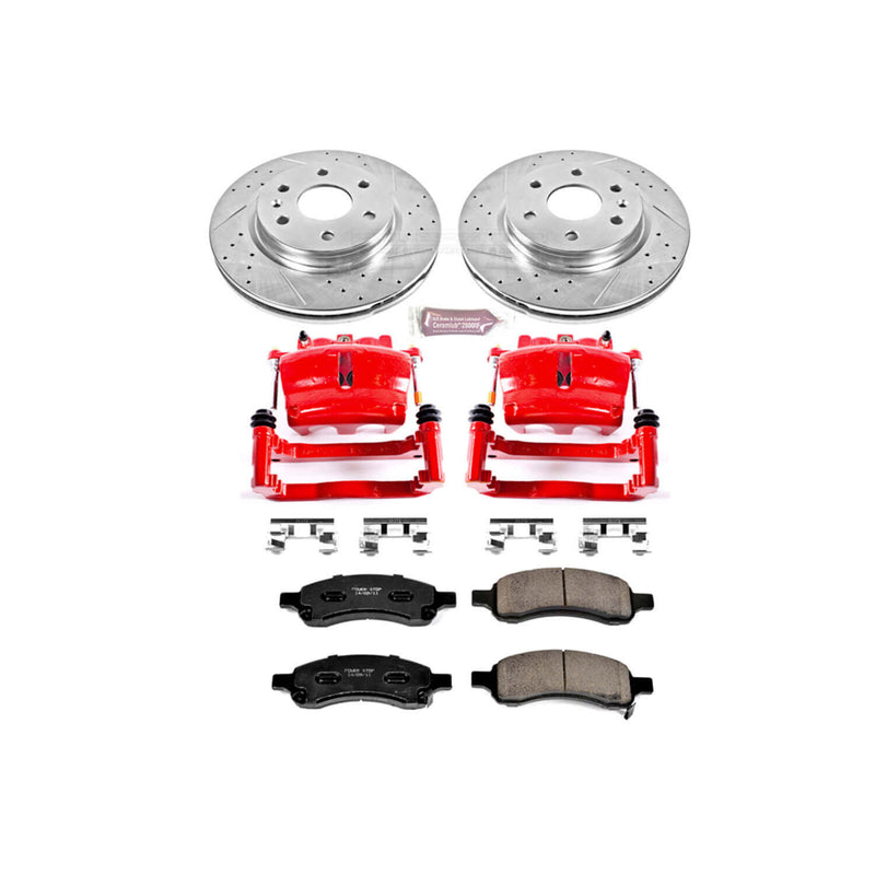 Power Stop KC4657 Z23 Evolution Sport Performance 1-Click Brake Kit With Calipers (Front) for 2007-2017 Buick Enclave product image