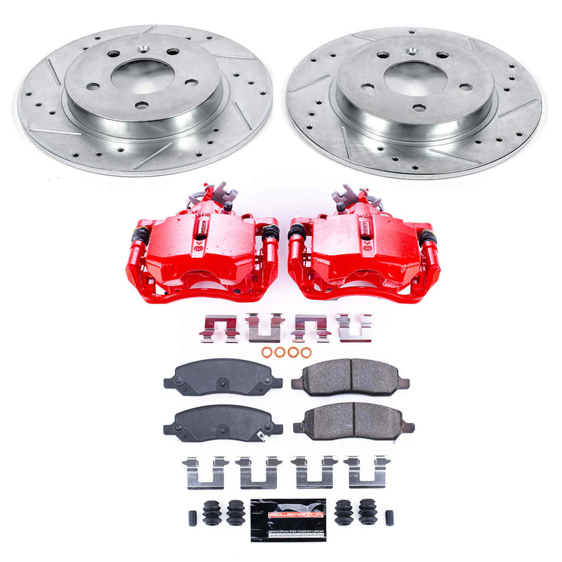 Power Stop KC4658 Z23 Evolution Sport Performance Pad And Rotor Kit With Calipers for 2006-2011 Buick Lucerne product image