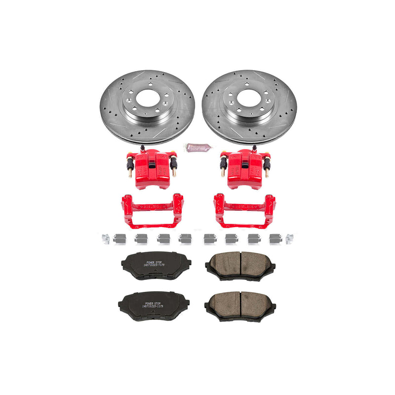 Power Stop KC4659 Z23 Evolution Sport Performance 1-Click Brake Kit With Calipers (Front) for 2006-2015 Mazda Miata / MX-5 product image