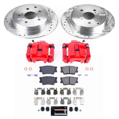 Power Stop KC4670 Z23 Evolution Sport Performance Pad And Rotor Kit With Calipers for 2009-2010 Pontiac Vibe AWD, GT product image