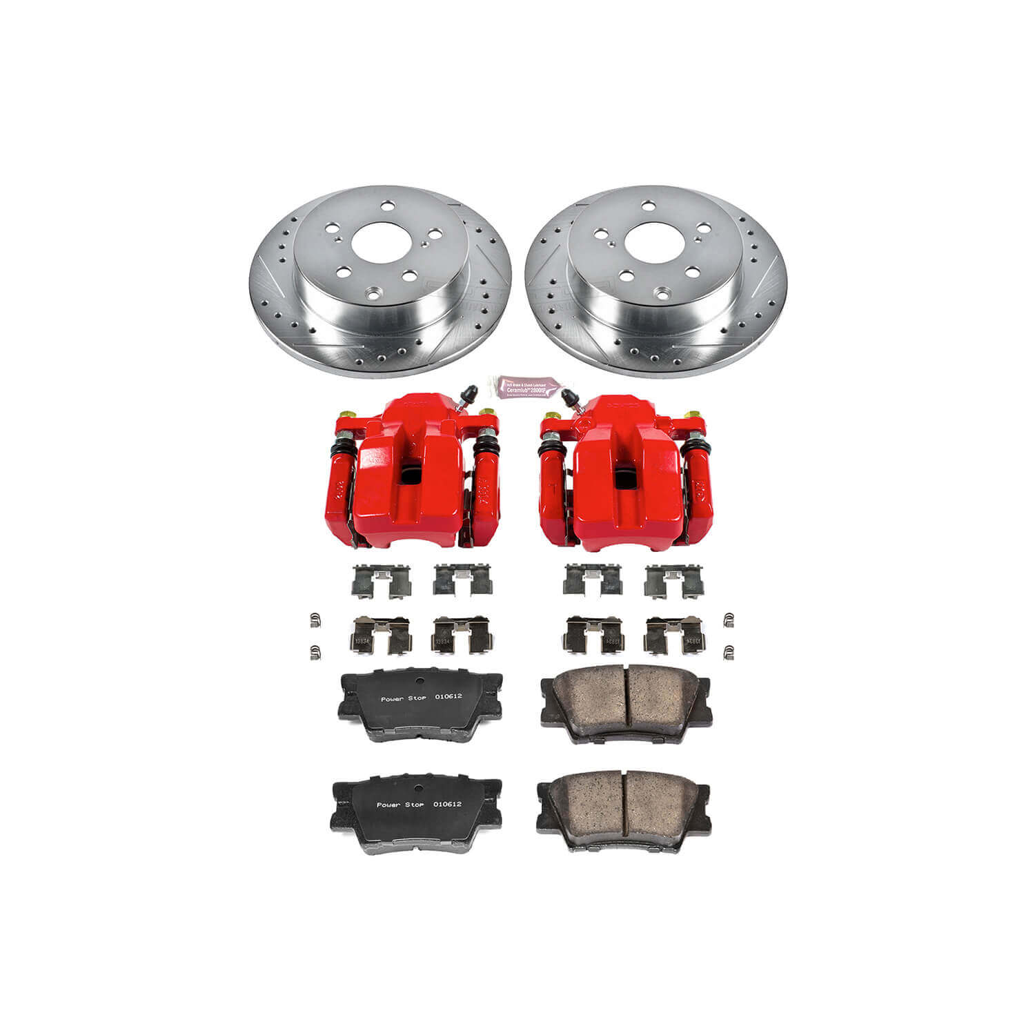 Power Stop KC4671 Z23 Evolution Sport Performance 1-Click Brake Kit With Calipers (Rear) for 2006-2012 Toyota RAV4 product image