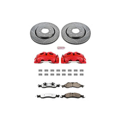Power Stop KC4682-36 Z36 Extreme Performance Truck And Tow 1-Click Brake Kit With Calipers (Front) for 2007-2009 Ford Expedition product image