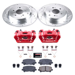 Power Stop KC4685B Z23 Evolution Sport Performance Pad And Rotor Kit With Calipers for 2009-2011 Honda Pilot product image