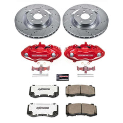 Power Stop KC4695-26 Z26 Extreme Street Warrior 1-Click Brake Kit With Calipers (Front) for 2005-2021 Chrysler 300 product image