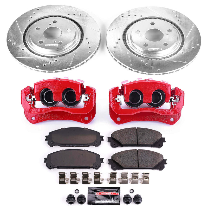 Power Stop KC4713 Z23 Evolution Sport Front Brake Kit for 2015-2017 Lexus NX200T product image