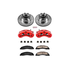 Power Stop KC4716 Z23 Evolution Sport Performance 1-Click Brake Kit With Calipers (Front) for 2008-2025 Ford E-150 product image
