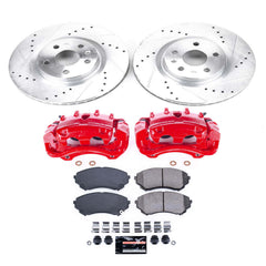 Power Stop KC4720 Z23 Evolution Sport Performance Pad And Rotor Kit With Calipers for 2008 Cadillac Cts product image