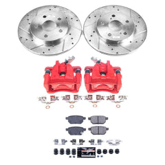 Power Stop KC4737 Rear Z23 Evolution Sport Performance Pad And Rotor Kit With Calipers for 2009-2010 Pontiac Vibe Base product image