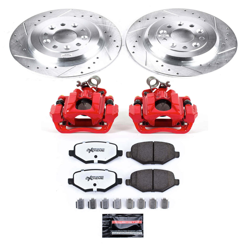Power Stop KC4744-36 Z36 Extreme Performance Truck And Tow 1-Click Rear Brake Kit With Calipers for 2010-2019 Ford Explorer product image