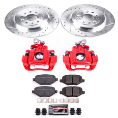 Power Stop KC4744A Z23 Evolution Sport Performance Pad And Rotor Kit With Calipers for 2009 Ford Flex product image