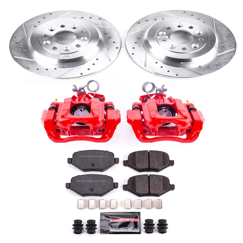 Power Stop KC4744C Z23 Evolution Sport Rear Brake Kit for 2011-2012 Ford Edge product image