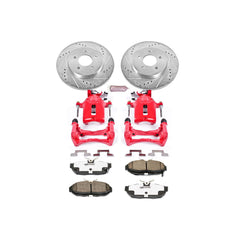Power Stop KC4749-26 Z26 Extreme Street Warrior 1-Click Brake Kit With Calipers (Rear) for 2011-2014 Ford Mustang product image
