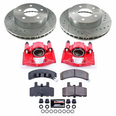 Power Stop KC4873 Front Z23 Evolution Sport Performance Pad And Rotor Kit With Calipers for 1990-2002 Chevrolet Astro All Wheel Drive product image