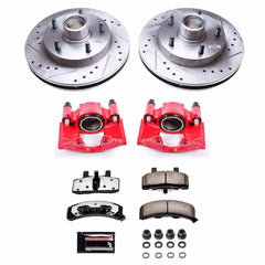 Power Stop KC4875-36 Z36 Extreme Performance Truck And Tow 1-Click Pad And Rotor Kit With Calipers for 1994-1999 Dodge Ram 1500 Rear Wheel Drive product image