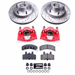Power Stop KC4875 Z23 Evolution Sport Performance Pad And Rotor Kit With Calipers for 1994-1999 Dodge Ram 1500 Rear Wheel Drive product image