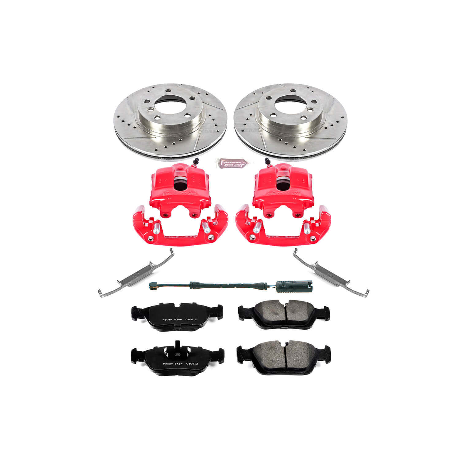 Power Stop KC496 Z23 Evolution Sport Performance 1-Click Brake Kit With Calipers (Front) for 1992-2002 BMW 318I product image