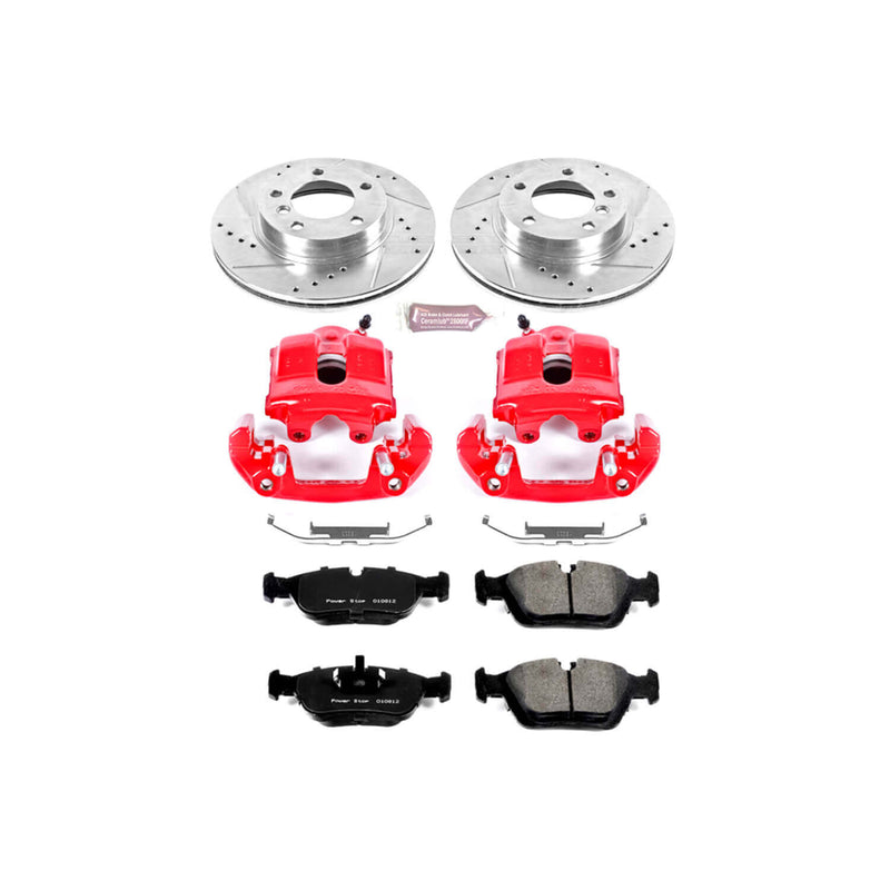 Power Stop KC497 Z23 Evolution Sport Performance 1-Click Brake Kit With Calipers (Front) for 1999-2000 BMW 323CI Coupe (2 Door) product image