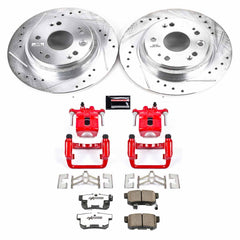 Power Stop KC4989-26 Z26 Street Warrior 1-Click Rear Brake Kit With Calipers for 2002-2004 Acura Rl product image
