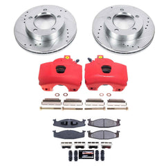 Power Stop KC5067 Front Z23 Evolution Sport Performance Pad And Rotor Kit With Calipers for 1994-1996 Ford Bronco product image