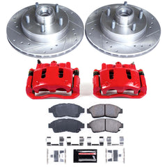 Power Stop KC5079 Z23 Evolution Sport Performance Pad And Rotor Kit With Calipers for 1995-1997 Ford Ranger Rear Wheel Drive 4-WHEEL ABS product image