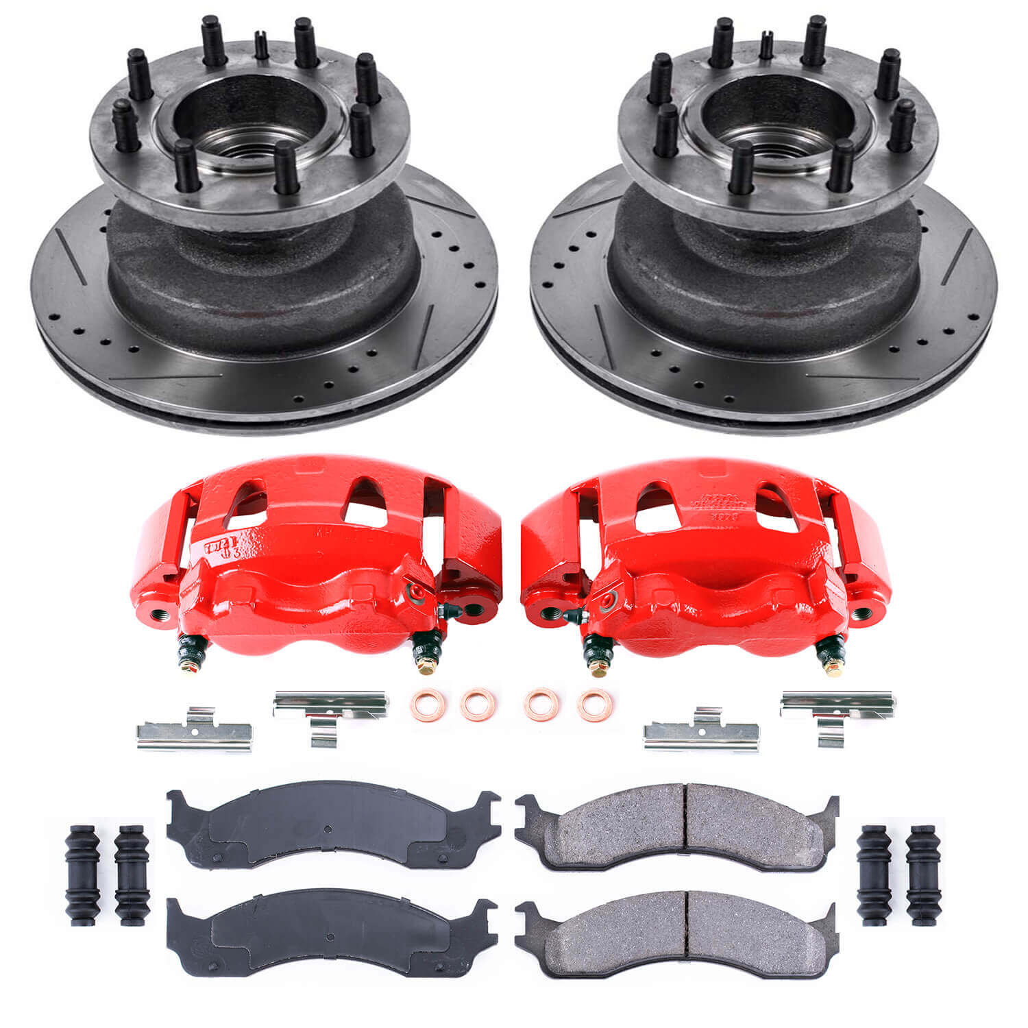 Power Stop KC5084 Z23 Evolution Sport Front Brake Kit for 2003-2005 Ford E-350 Club Wagon product image