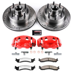 Power Stop KC5088-36 Z36 Extreme Performance Truck And Tow 1-Click Front Brake Kit With Calipers for 2007 Ford E-150 product image