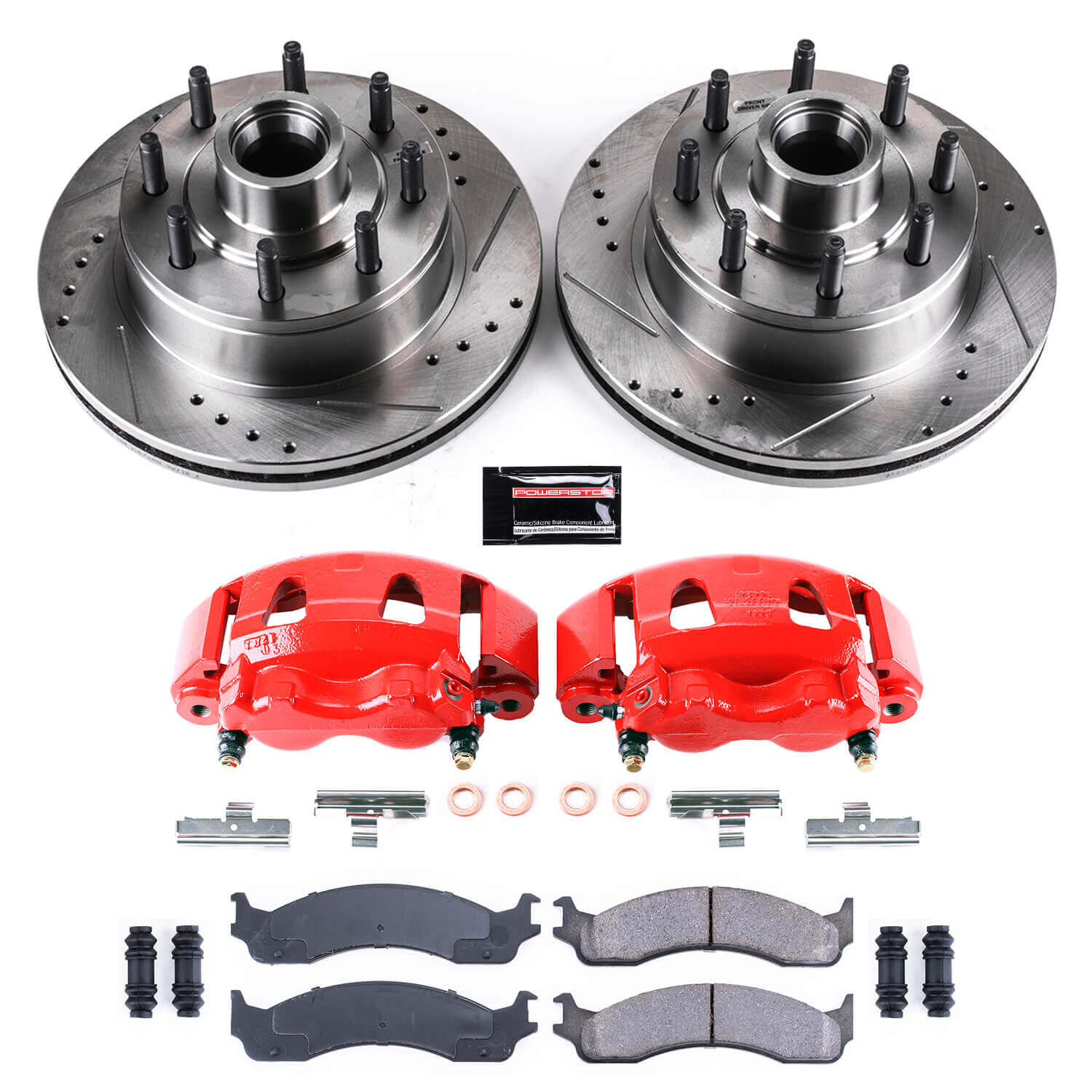 Power Stop KC5088 Z23 Evolution Sport Front Brake Kit for 2007 Ford E-150 product image