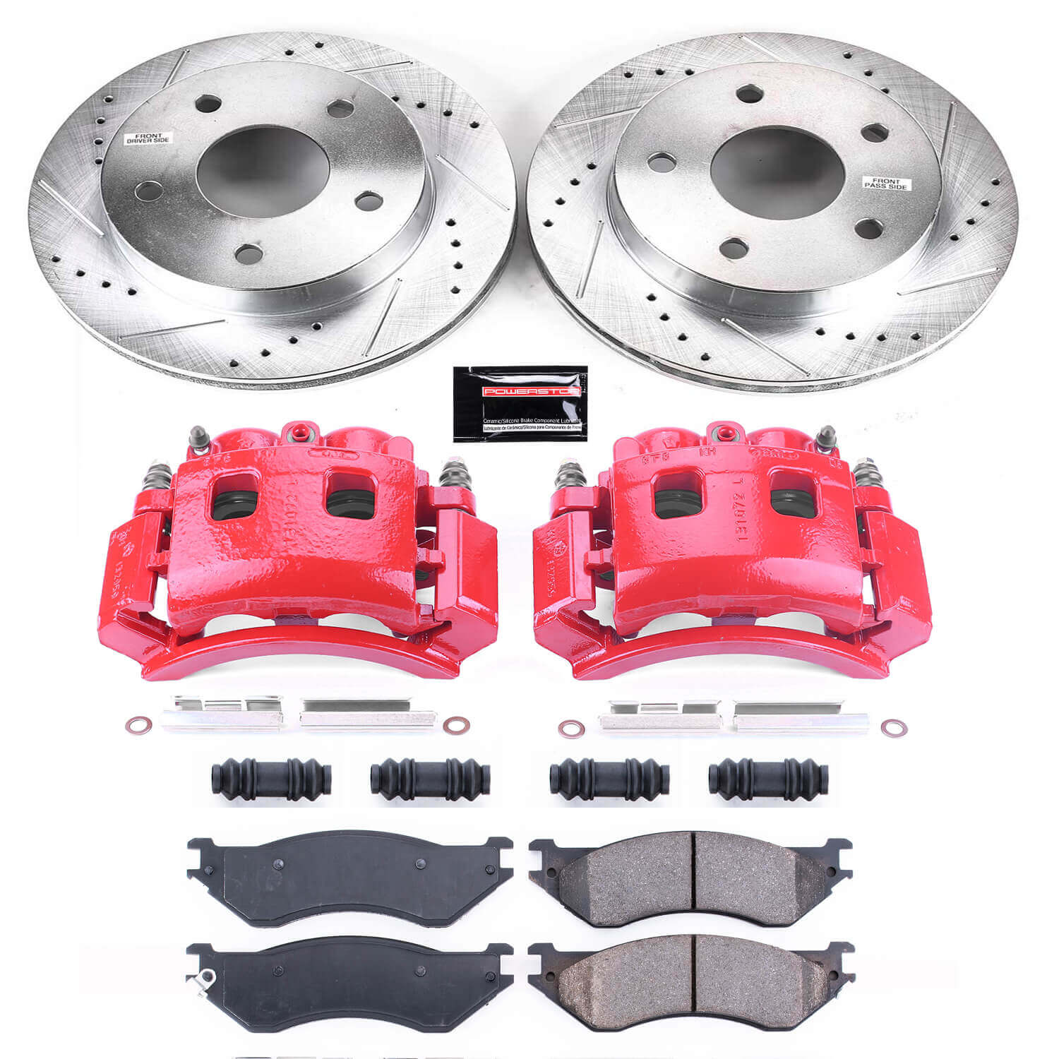 Power Stop KC5142 Z23 Evolution Sport Front Brake Kit for 2000-2001 Dodge Ram 1500 Rear Wheel Drive product image