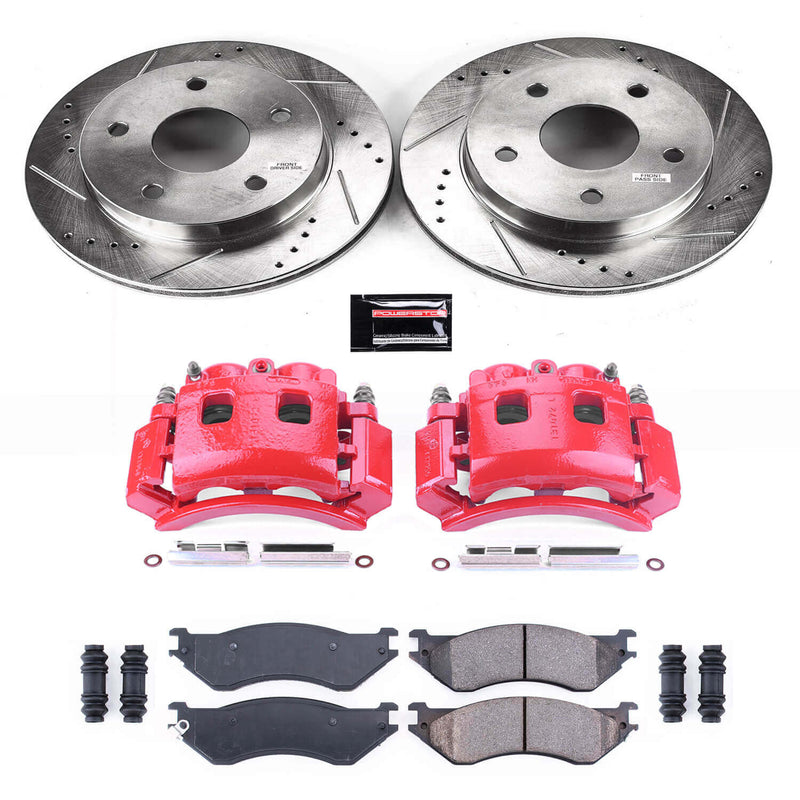 Power Stop KC5143 Z23 Evolution Sport Front Brake Kit for 2000-2001 Dodge Ram 1500 4 Wheel Drive product image