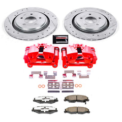 Power Stop KC5159-26 Z26 Street Warrior 1-Click Pad And Rotor Kit With Calipers for 2006-2009 Cadillac Xlr V product image