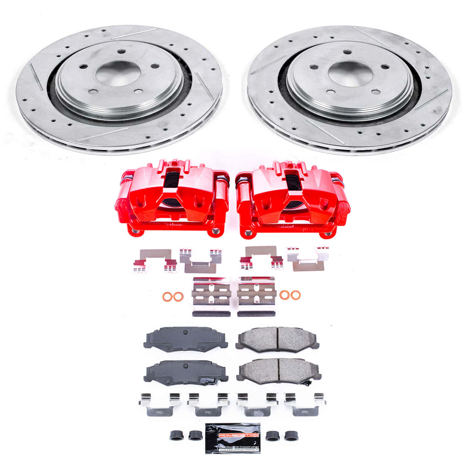 Power Stop KC5159 Z23 Evolution Sport Performance Pad And Rotor Kit With Calipers for 2006-2009 Cadillac Xlr V product image