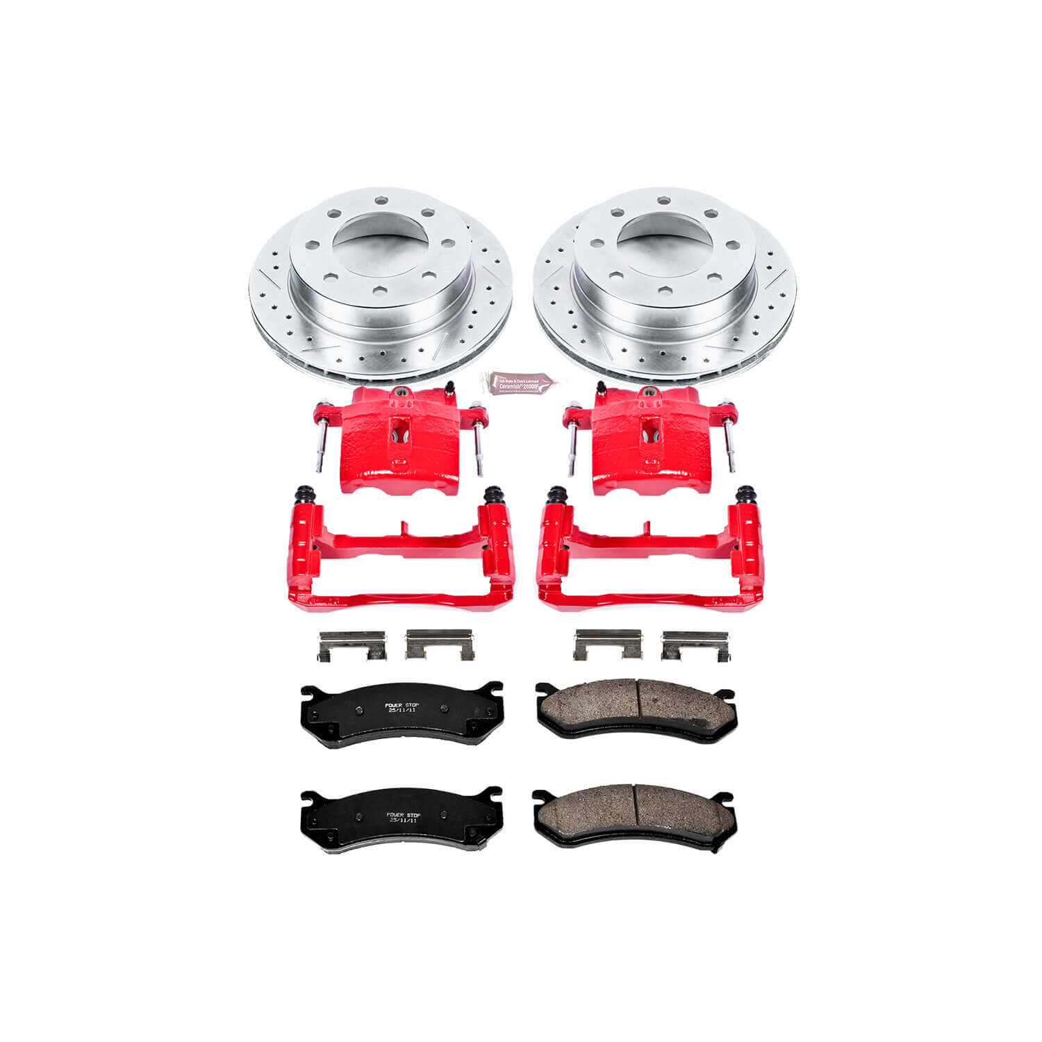 Power Stop KC5190 Z23 Evolution Sport Performance 1-Click Brake Kit With Calipers (Rear) for 2003-2005 Chevrolet Silverado 1500 Hd product image