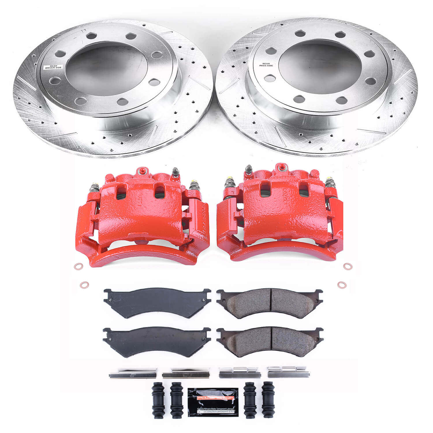Power Stop KC5203 Z23 Evolution Sport Rear Brake Kit for 2007 Ford E-150 product image