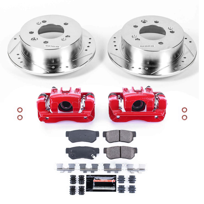 Power Stop KC5210 Z23 Evolution Sport Performance Pad And Rotor Kit With Calipers for 2007-2008 Hyundai Elantra product image