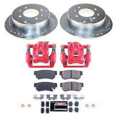 Power Stop KC5212 Rear Z23 Evolution Sport Performance 1-Click Pad And Rotor Kit With Calipers for 1999-2001 Hyundai Sonata Rear Disc product image