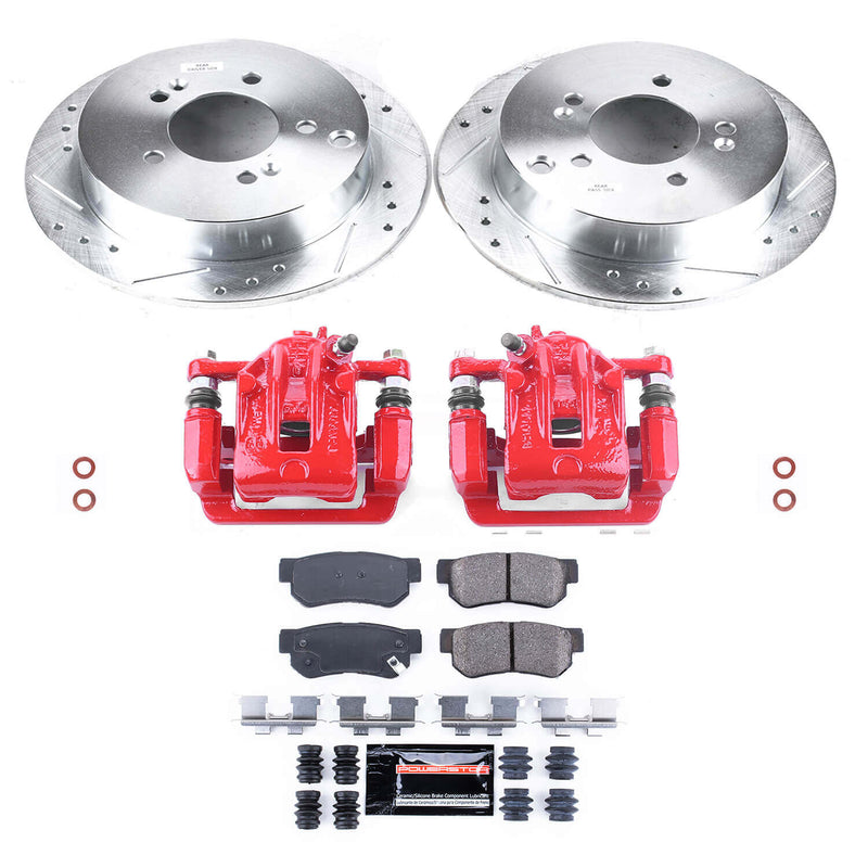 Power Stop KC5213 Z23 Evolution Sport Rear Brake Kit for 2005-2009 Hyundai Tucson 4 Wheel Drive product image